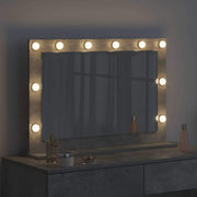 Vidaxl schmink spiegel beton grijs 80 x 55 x 18 cm rechthoekig - afbeelding 3