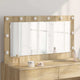 Vidaxl schmink spiegel sonoma eiken 100 x 55 x 18 cm rechthoekig