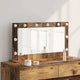 Vidaxl schmink spiegel oudhout 80 x 45 x 18 cm rechthoekig