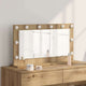Vidaxl schmink spiegel artisan eiken 80 x 45 x 18 cm rechthoekig