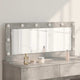 Vidaxl schmink spiegel beton grijs 100 x 45 x 18 cm rechthoekig
