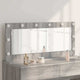 Vidaxl schmink spiegel grijs sonoma 100 x 45 x 18 cm rechthoekig