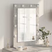 Vidaxl schmink spiegel beton grijs 70 x 50 x 18 cm rechthoekig - afbeelding 1