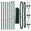 Vidaxl afrasteringspaal groen 10 x 0,4 m (36 mm gaas) staal en pvc