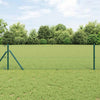 Vidaxl afrasteringspaal groen 10 x 0,6 m (13 mm gaas) staal en pvc