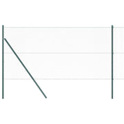 Vidaxl zeshoekig gaashek met grondbevestiging 10 x 1 m groen mesh - afbeelding 2