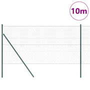 Vidaxl zeshoekig gaashek met grondbevestiging 10 x 1 m groen mesh - afbeelding 3