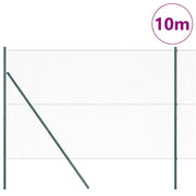 Vidaxl zeshoekig gaashek met grondbevestiging 10 x 1,5 m groen mesh - afbeelding 3