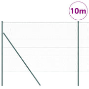 Vidaxl zeshoekig gaashek met grondbevestiging 10 x 1,6 m groen mesh - afbeelding 3