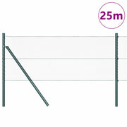 Vidaxl zeshoekig gaashek met grondbevestiging 25 x 0,6 m groen mesh - afbeelding 3