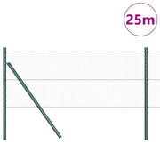 Vidaxl zeshoekig gaashek met grondbevestiging 25 x 0,6 m groen mesh - afbeelding 3