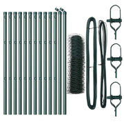 Vidaxl zeshoekig gaashek met grondbevestiging 25 x 0,6 m groen mesh - afbeelding 2