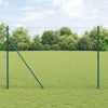 Vidaxl afrasteringspaal groen 25 x 1,5 m (25 mm gaas) staal