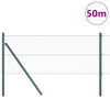 Vidaxl afrasteringspaal groen 50 x 0,6 m (25 mm gaas) staal en pvc