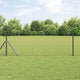 Vidaxl zeshoekig gaashek met grondbevestiging 10 x 0,6 m grijs mesh