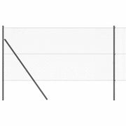 Vidaxl zeshoekig gaashek met grondbevestiging 10 x 1 m grijs mesh - afbeelding 2