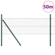 Vidaxl zeshoekig gaashek met grondbevestiging 50 x 0,4 m grijs mesh - afbeelding 3