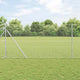 Vidaxl zeshoekig gaashek met grondbevestiging 10 x 1 m zilver mesh