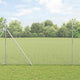 Vidaxl zeshoekig gaashek met grondbevestiging 10 x 1,6 m zilver mesh