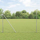 Vidaxl zeshoekig gaashek met grondbevestiging 10 x 1,6 m zilver mesh