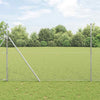 Vidaxl afrasteringspaal zilver 25 x 1,5 m (25 mm gaas) staal