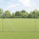 Vidaxl zeshoekig gaashek met grondbevestiging 25 x 1,6 m zilver mesh
