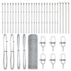 Vidaxl afrasteringspaal zilver 50 x 0,6 m (25 mm gaas) staal