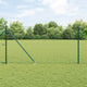 Vidaxl zeshoekig gaasgek met palen 10 x 1,2 m pvc-coated staal groen