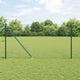 Vidaxl zeshoekig gaasgek met palen 10 x 1,4 m pvc-coated staal groen