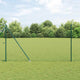 Vidaxl zeshoekig gaasgek met palen 10 x 1,5 m pvc-coated staal groen