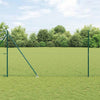 Vidaxl afrasteringspaal groen 10 x 1,6 m (25 mm gaas) staal en pvc