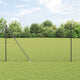 Vidaxl afrasteringspaal grijs 10 x 1,6 m (36 mm gaas) staal en pvc