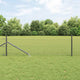 Vidaxl zeshoekig gaasgek met palen 25 x 0,8 m pvc-coated staal grijs