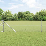 Vidaxl zeshoekig gaasgek met palen 10 x 0,6 m gegalvaniseerd staal - afbeelding 1