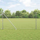 Vidaxl zeshoekig gaasgek met palen 10 x 1,2 m gegalvaniseerd staal