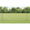 Vidaxl afrasteringspaal zilver 25 x 0,6 m (25 mm gaas) staal