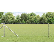 Vidaxl zeshoekig gaasgek met palen 25 x 0,6 m gegalvaniseerd staal - afbeelding 1