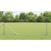 Vidaxl zeshoekig gaasgek met palen 25 x 0,6 m gegalvaniseerd staal - afbeelding 1