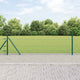 Vidaxl zeshoekig gaashek met betonnen voetstuk 10 x 0,4 m groen mesh