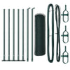 Vidaxl afrasteringspaal groen 10 x 0,5 m (13 mm gaas) staal en pvc
