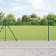 Vidaxl zeshoekig gaashek met betonnen voetstuk 10 x 1 m groen mesh