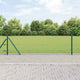 Vidaxl zeshoekig gaashek met betonnen voetstuk 25 x 0,6 m groen mesh