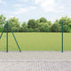 Vidaxl zeshoekig gaashek met betonnen voetstuk 25 x 1,2 m groen mesh