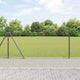 Vidaxl zeshoekig gaashek met betonnen voetstuk 25 x 0,8 m grijs mesh