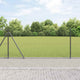 Vidaxl zeshoekig gaashek met betonnen voetstuk 25 x 1 m grijs mesh