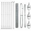 Vidaxl afrasteringspaal zilver 10 x 1,2 m (36 mm gaas) staal