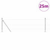 Vidaxl afrasteringspaal zilver 25 x 0,6 m (25 mm gaas) staal