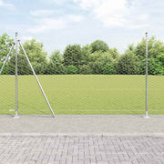 Vidaxl zeshoekig gaashek met betonnen voetstuk 25 x 1,4 m mesh - afbeelding 1