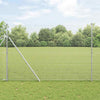 Vidaxl afrasteringspaal zilver 10 x 1,5 m (19 x 19 mm gaas) staal