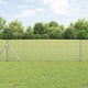 Vidaxl gelast draadhek met grondbevestiging 25 x 0,4 m zilverkleurig